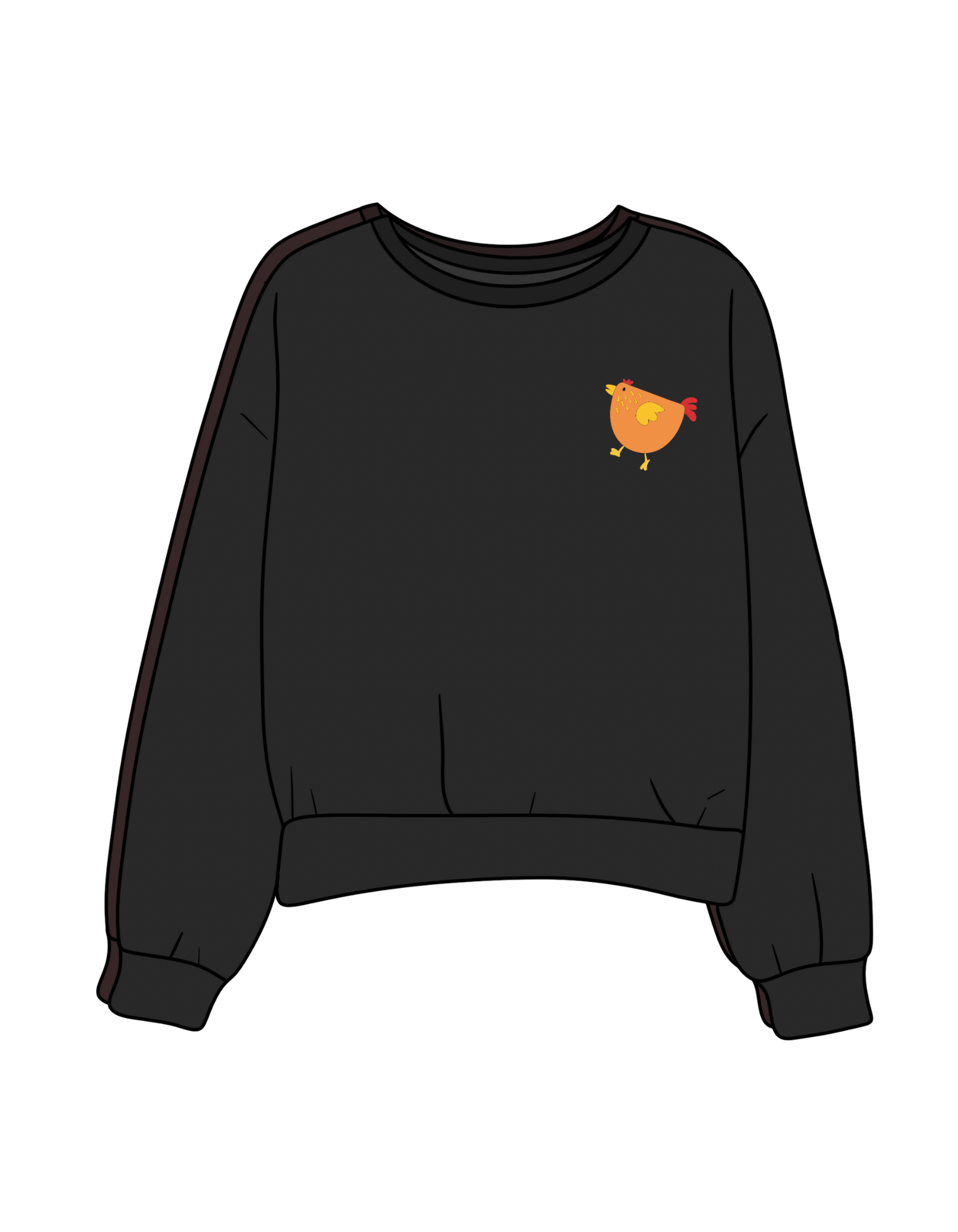 FELPA SENZA CAPPUCCIO ADULTI