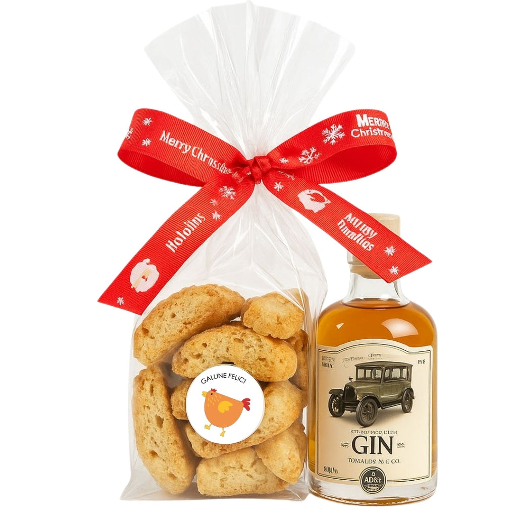 Gin e Cantucci artigianali alle mandorle